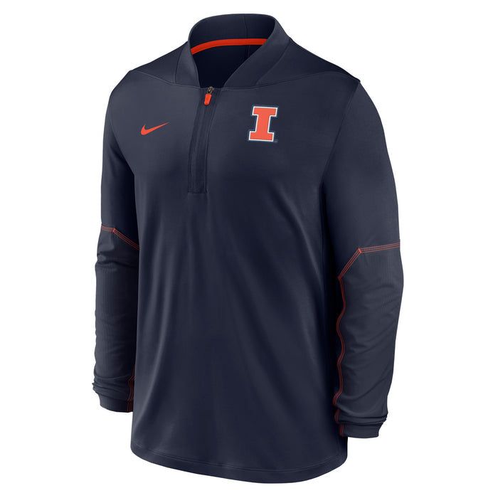 Illinois Fighting Illini Men's Nike Mid-weight Half-Zip