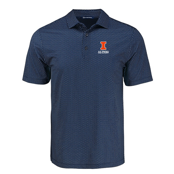 Illinois Fighting Illini Men's Pike Shadow Polo Alumni