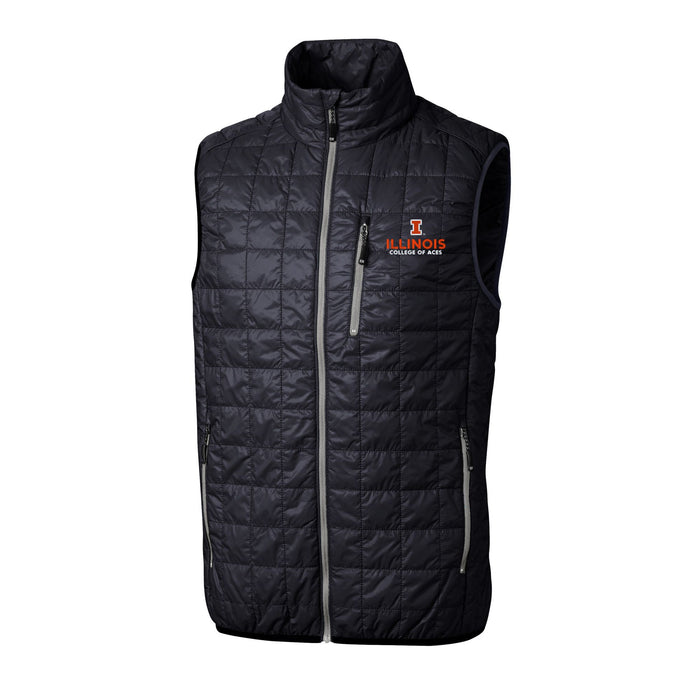 Illinois Fighting Illini Men's Rainier Full-Zip Vest ACES