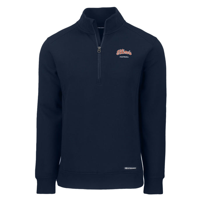 Illinois Fighting Illini Men's Roam Quarter-Zip Football