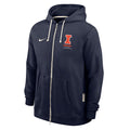 Illinois Fighting Illini Men's Nike Sideline Full-Zip Hoodie