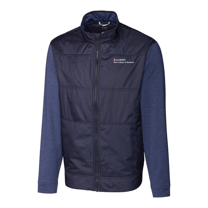 Illinois Fighting Illini Men's Stealth Hybrid Full-Zip GIES