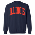 Illinois Fighting Illini Navy Jumbo Arch Crew
