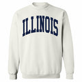 Illinois Fighting Illini New Jumbo Arch White Crew