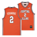 Illinois Fighting Illini NIL Basketball Jersey #2 Stojakovic