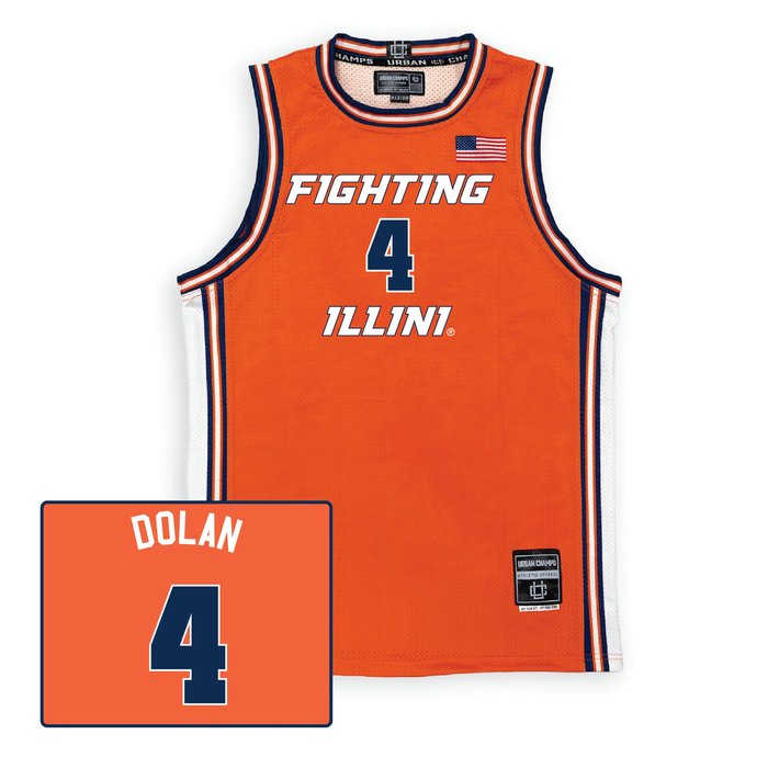 Illinois Fighting Illini NIL Basketball Jersey #4 Gretchen Dolan