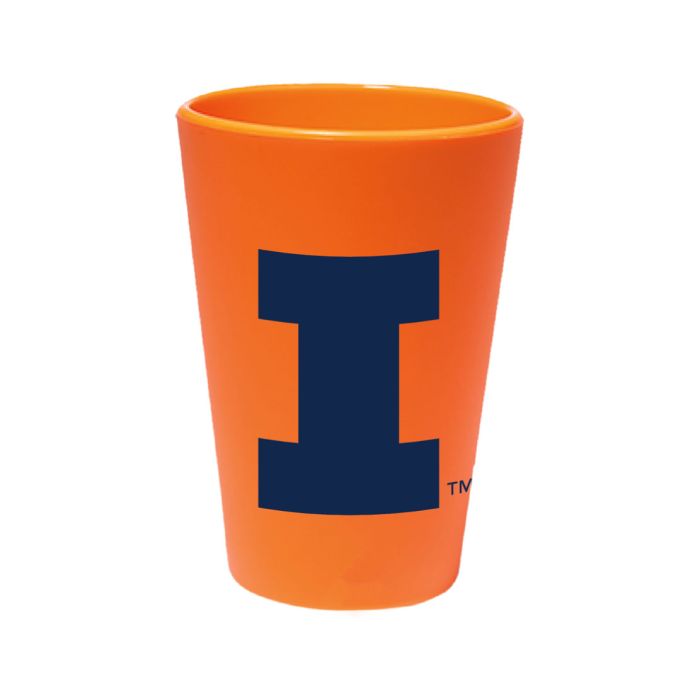 Illinois Fighting Illini Orange 1.5oz Silicone Shot Glass