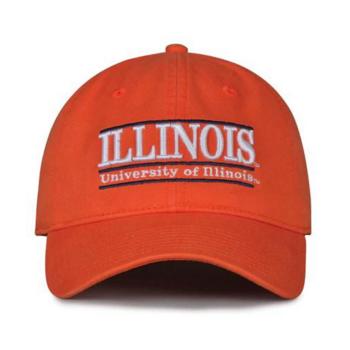 Illinois Fighting Illini Orange 3-Bar Logo Hat