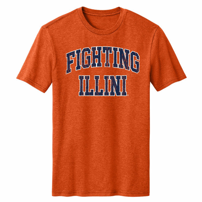 Illinois Fighting Illini Orange Arch Tee