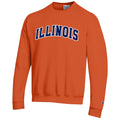 Illinois Fighting Illini Orange Champion Twill Powerblend Crewneck Sweatshirt
