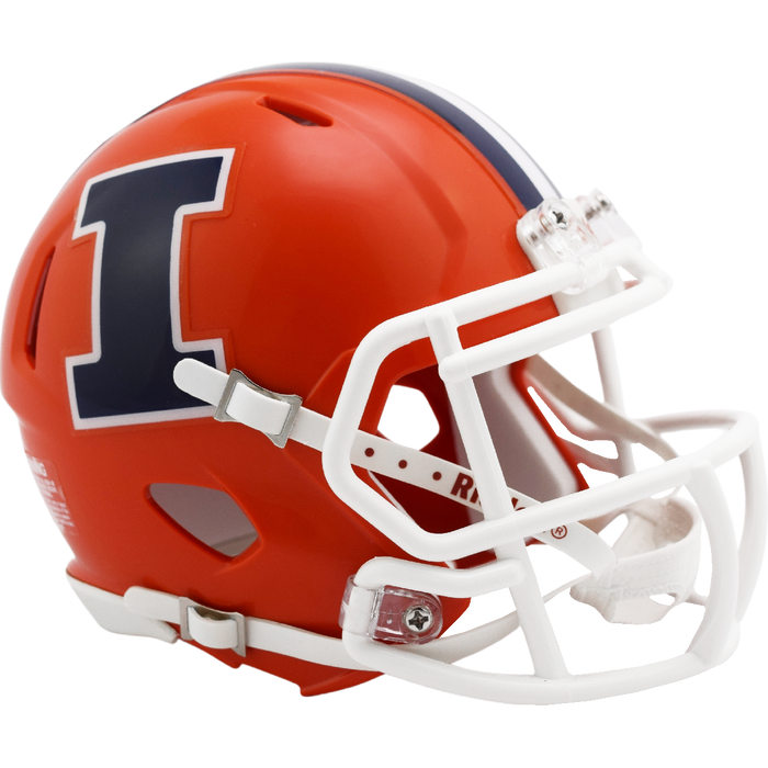 Illinois Fighting Illini Orange Mini Replica Football Helmet