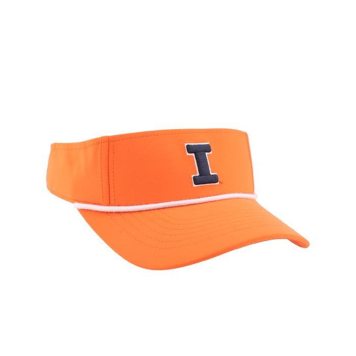 Illinois Fighting Illini Orange Rope Visor