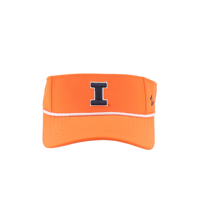 Illinois Fighting Illini Orange Rope Visor