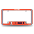 Illinois Fighting Illini Orange Stripe Plate Frame