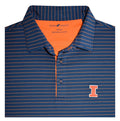 Illinois Fighting Illini Performance 4-Way Stretch Luxury Polo by Horn Legend
