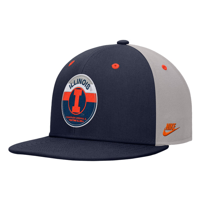 Illinois Fighting Illini Nike Pro Bill Flatbill Snapback Hat