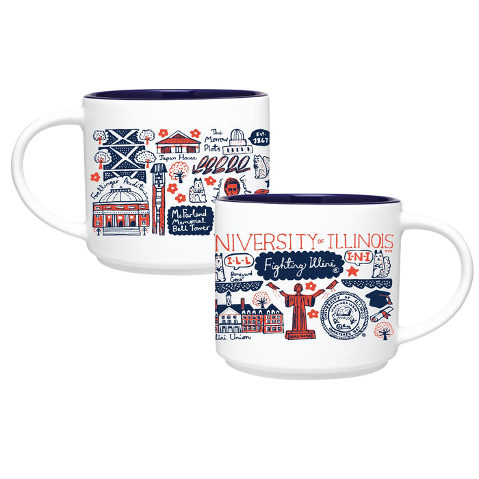 Illinois Fighting Illini Riviera Mug