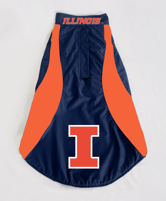 Illinois Fighting Illini Saginaw Fleece Dog Jacket
