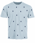 Illinois Fighting Illini Sky Blue Toddler All-Over Block I Tee