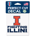 Illinois Fighting Illini Slogan Decal
