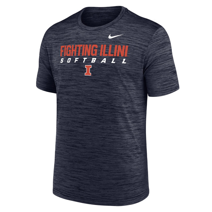 Illinois Fighting Illini Nike Softball Legend Short Sleeve Tee