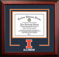 Illinois Fighting Illini Spirit Diploma Frame - 11" x 8.5"
