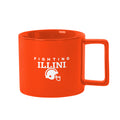 Illinois Fighting Illini Square Handle Football Mug