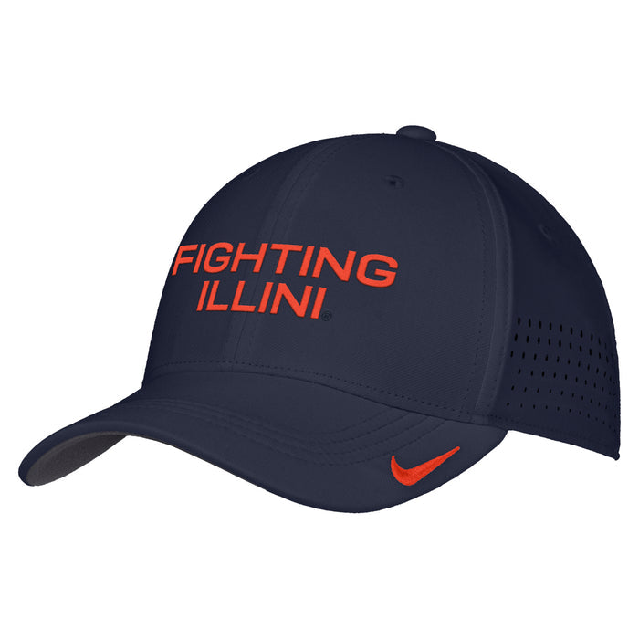 Illinois Fighting Illini Structured Aero Fitted Hat