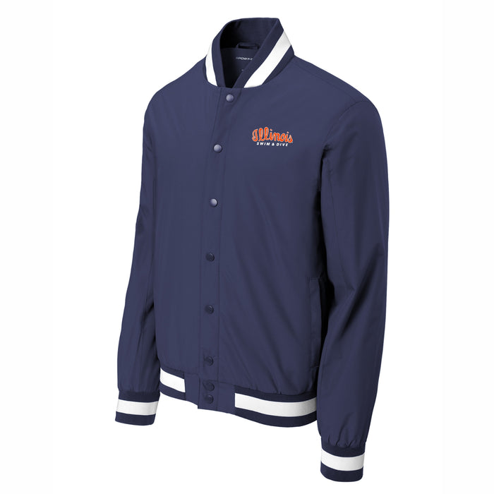 Illinois Fighting Illini Swim and Dive Varsity Jacket