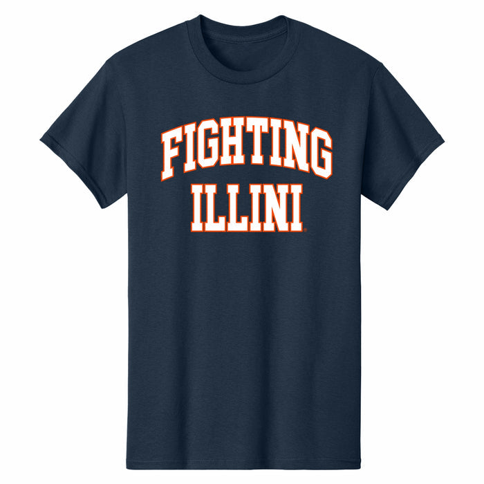 Illinois Fighting Illini T-Shirt Arch Navy