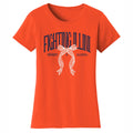 Illinois Fighting Illini T-Shirt Women's Orange Arch Bow
