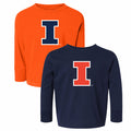 Illinois Fighting Illini Toddler Block I Long Sleeve