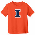 Illinois Fighting Illini Toddler Block I Short Sleeve T-Shirt