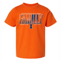 Illinois Fighting Illini Toddler FamILLy Gradient Short Sleeve Tee