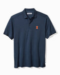 Illinois Fighting Illini Tommy Bahama Men's Bay Stripe Polo