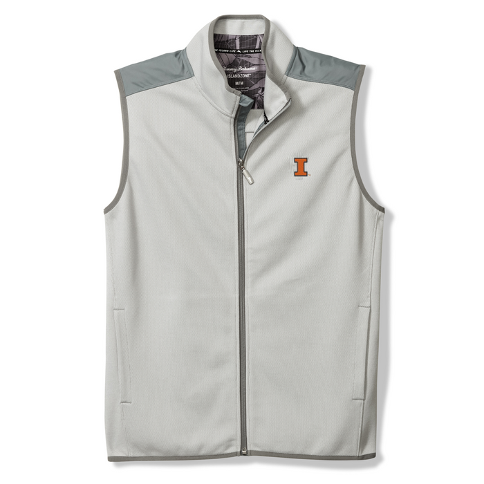 Illinois Fighting Illini Tommy Bahama Turf & Trek Full Zip Vest