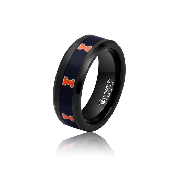Illinois Fighting Illini Tungsten Ring