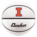 Illinois Fighting Illini White Autograph Basketball