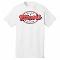 Illinois Fighting Illini White Oval Script Tee