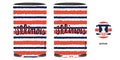 Illinois Fighting Illini White Script Stripe Koozie