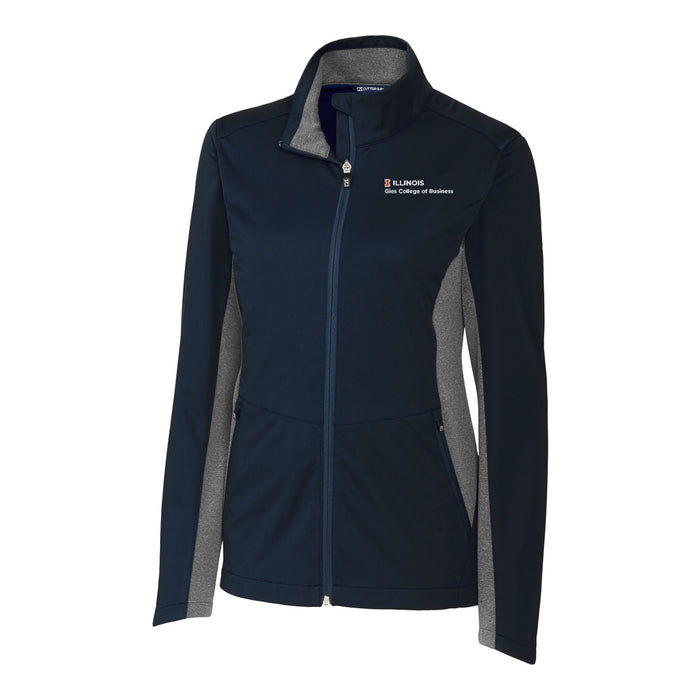 Illinois Fighting Illini Women's Adapt Knit Full-Zip Gies