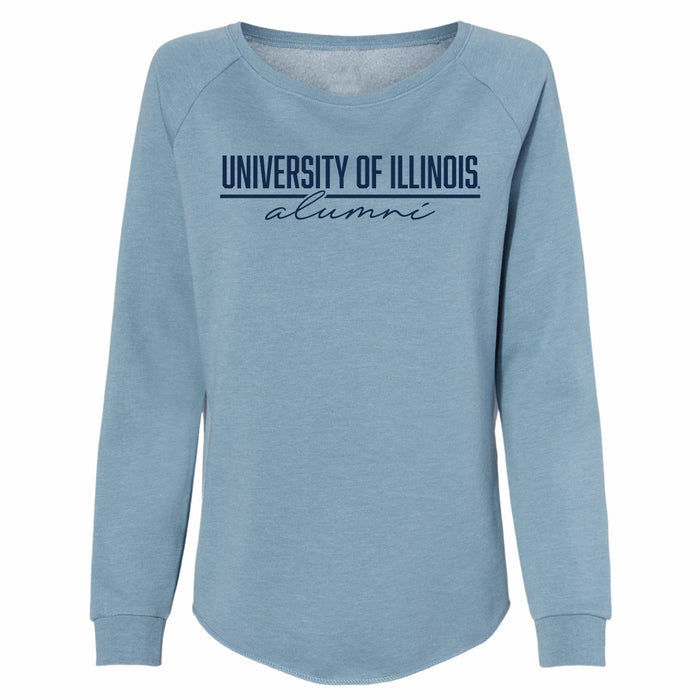 Illinois Fighting Illini Women's Alumni Handscript Sweatshirt