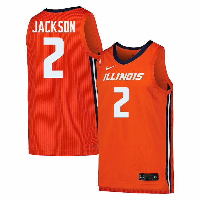 Illinois Fighting Illini Women's Basketball Jersey #2 Destiny Jackson