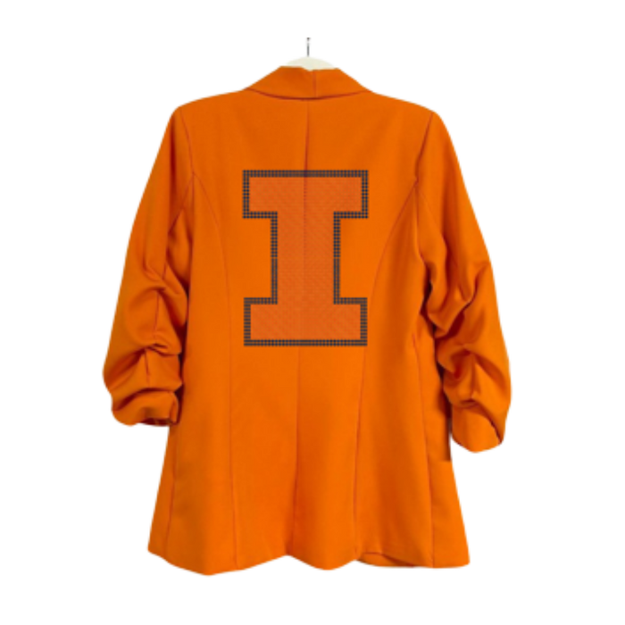 Illinois Fighting Illini Women's Block I Blazer