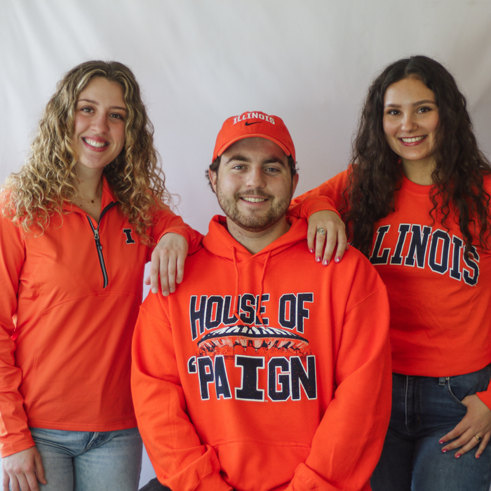 Illinois Fighting Illini Women's Cutter & Buck Adapt Block I Orange Quarter-Zip