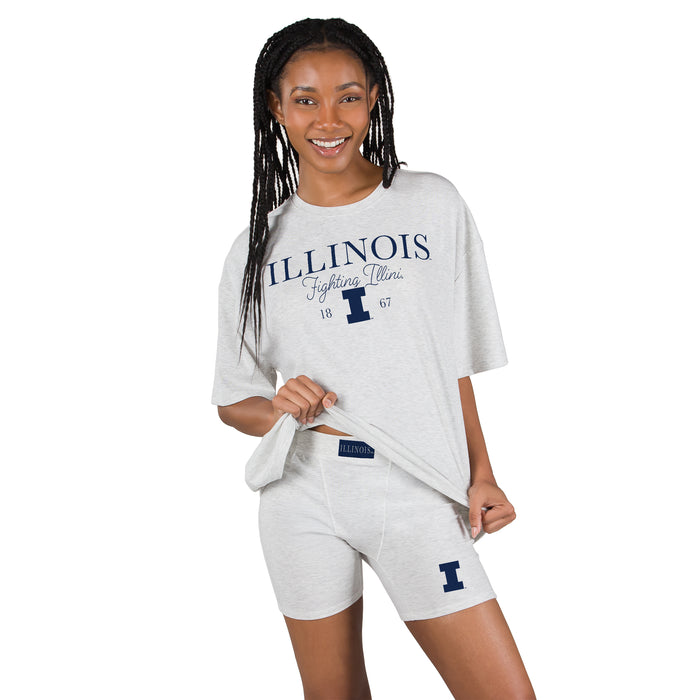 Illinois Fighting Illini Women's Fray Tee