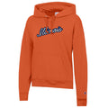 Illinois Fighting Illini Women's Glitter Powerblend Hood