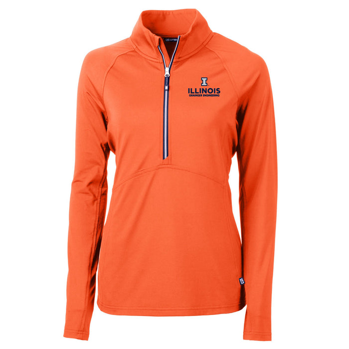 Illinois Fighting Illini Women's Grainger Adapt Quarter-Zip