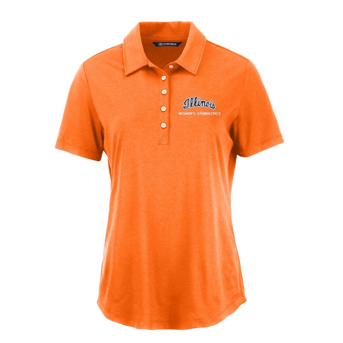 Illinois Fighting Illini Women's Gymnastics Ladies Coastline Polo