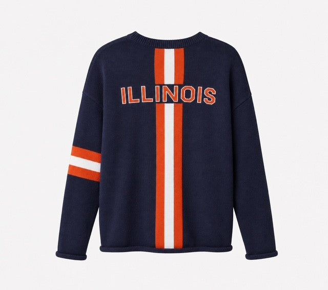 Illinois Fighting Illini Women's Helmet Sweater